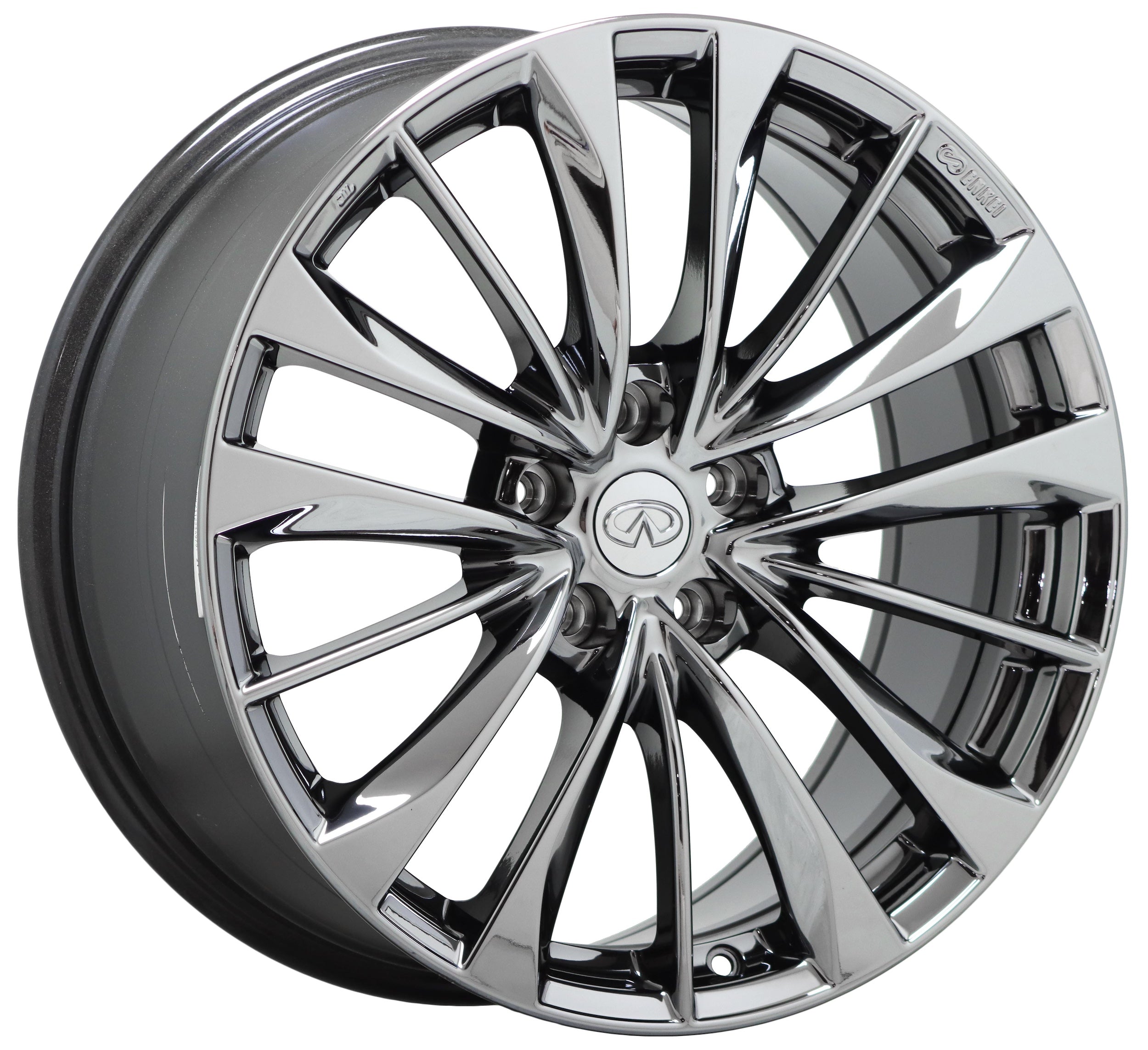 19x9" Infiniti G37 Q60 Bright Chrome wheel rim Factory OEM (Rear) 73756